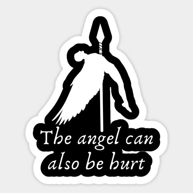 angel spear wings inspiration Sticker by sirazgar